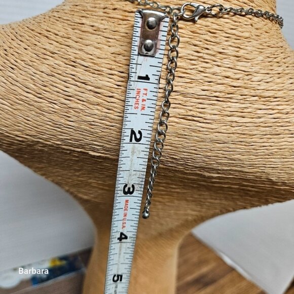 2 Birds in a Silvertone Tree Pendant Necklace - Picture 5 of 5